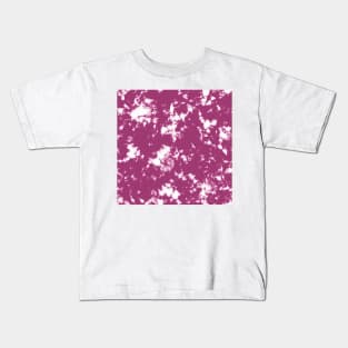 Berry pink Storm - Tie Dye Shibori Texture Kids T-Shirt